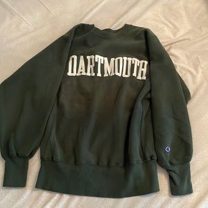 Dartmouth crewneck sweatshirt from the champion brand
